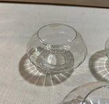 Trio of Lennox Round Crystal Glasses