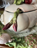 Fitz and Floyd French Market, Pig Tureen With Lid and Handle
