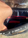 Tommy Hilfiger Black and White Cross Body Purse