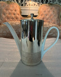 Ceramic Tea Pot With Silver Felted Cover and Lid