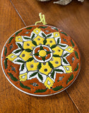 Decorative Ceramic Wall Hanging Trivet Made in England