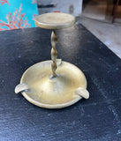 Small Vintage Brass Spiral Ashtray