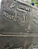 Antique Tobacco Browns Mule Tin