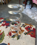 Vintage Classic Lucite Spiral Umbrella Stand