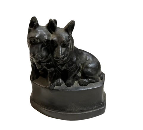 Vintage Cast Iron Scottish Terrier Doorstop