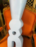 Vintage Light Blue Wooden Mexican Sculpture
