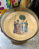 Asian Bamboo Lightweight Decorative Plate