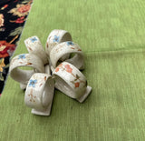 Collection of Ceramic Floral Japanese's Napkin Rings- Set of 6