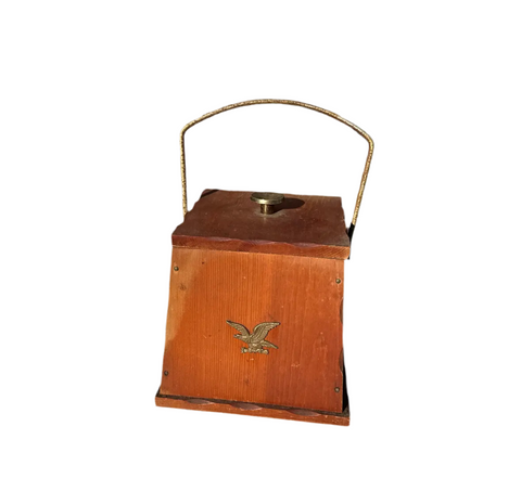 Vintage Eagle Ice Box With Lid