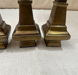 Trio of Brass Decorative Finials