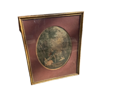 Original Late 18th C. Francois Rolland Elluin Engraving