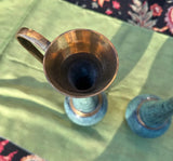 Pair of Brass Skinny Pitchers/Vases