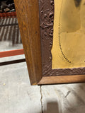 Vintage Wooden Intricate Frame With Photo of a Woman