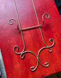 Skinny Metal Wired Vintage Wall Hanging Plate Holder