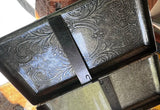 Vintage Pair of Brass Etched Cigarette Cases
