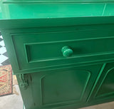Extra Large Kelly Green Cabinet