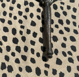 Small Silver Hand-Held Mirror With Monogrammed "K"