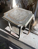 Hand Carved Grey Antique Table