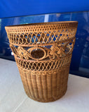 Handwoven Detailed Wicker Basket