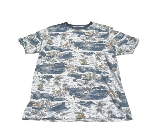 Vintage Nautical Blue and White Tee Shirt
