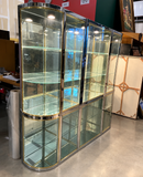 1970s Gorgeous Extra Large Glass Light Up Chanel Display Cabinet