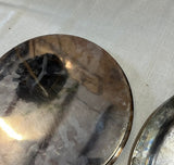 Pair of Large Etched Decorative Trays
