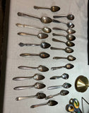 Huge Collection of Silver Spoons- Set of 22