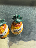 Pair of Pineapple Salt and Pepper Shakers