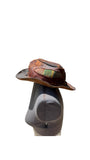 Vintage Crocodile Brown Dundee Hat