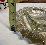 Vintage Pair of Glass Ashtrays