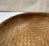 Large Wicker Hand Woven Bowl