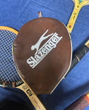 Vintage Collection of Spalding and Slazenger Wooden Tennis Rackets With Zephyr Press