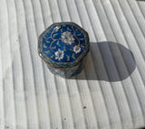 Small Ceramic Asian Catchall With Matching Lid