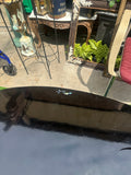 1970s Asian Black Lacquered Coffee Table With Mother of Pearl Accents
