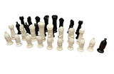 Ceramic Chess Pieces Complete Set +2 Extra