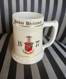 Vintage 1977 Purdue University Mug