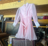 Small Pink Vintage Children's Dress With Lace Details