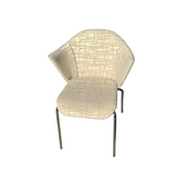 Vintage Gray Abstract Coalesse Steelcase Accent Chair