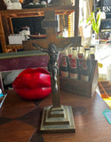 Large Heavy Brass Crucifix