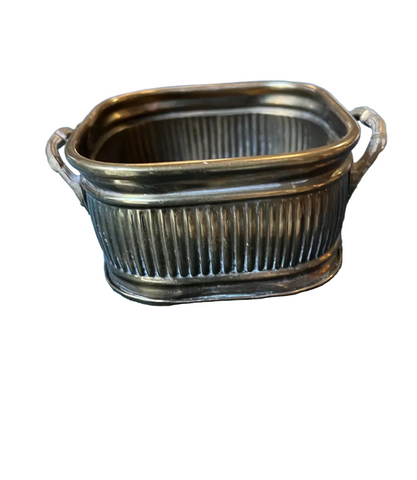 Vintage Brass Square Detailed Catchall