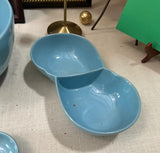 Instant Collection of Blue Ceramic Serving Bowls- Set of 6
