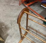 Natural Wood Simple Blanket Rack
