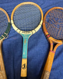 Collection of Vintage Miscellaneous Wooden Tennis Rackets With Condition Issues