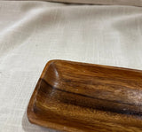 Small Hand Carved Wooden Catchall