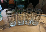 Collection of Silver 25th Anniversary Cups- Set of 4