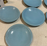 Collection of Blue Ceramic Plates- Set of 8