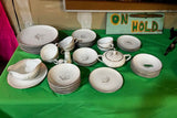 Vintage Golden Rhapsody Plate Set- 47 Pieces