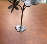 Small Handmade Silver Standing Flower Decoration