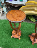 Pair of Art Deco Side Wooden Tables