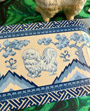Vintage Avon Greek Key Pekingese
